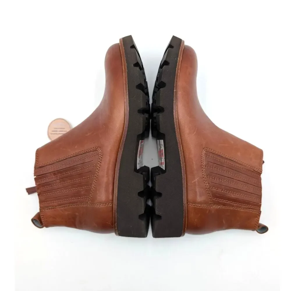 Sofft Paige Waterproof Chelsea Ankle Boots Women's Bourbon Size US6M EU36.5
